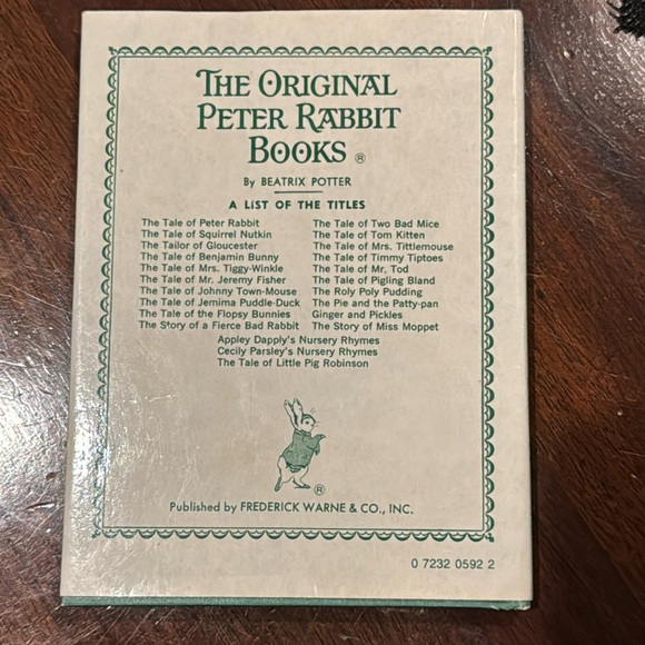 Vintage The Tale Of Peter Rabbit by Beatrix Potter F. Warne & Co Hard Cover - Picture 2 of 6